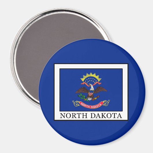 Aimant Dakota du Nord (Recto/Verso)