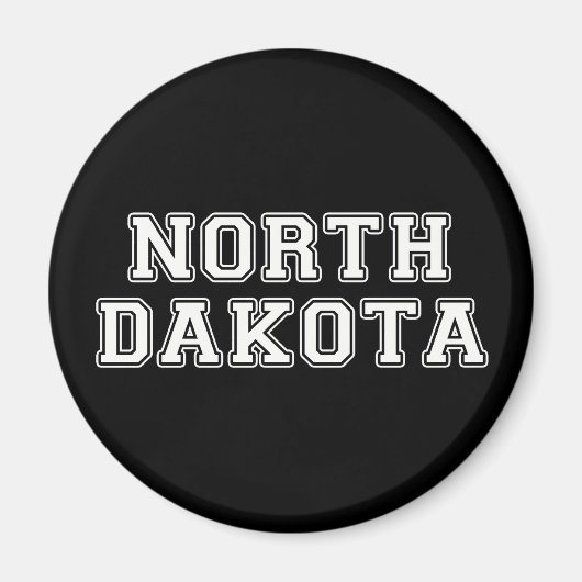 Aimant Dakota du Nord (Devant)