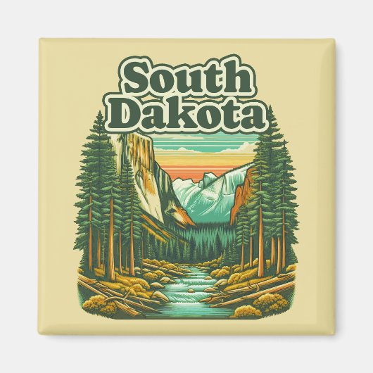 Aimant Dakota du Sud (Devant)