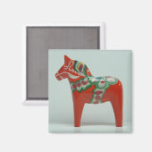 Aimant DALA HORSE (rouge) (Recto/Verso)