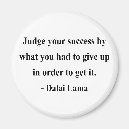 Aimant dalai lama citation 7a (Devant)