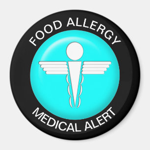 Aimant d'alerte d'allergie alimentaire