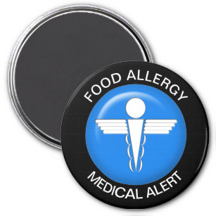 Aimant d'alerte d'allergie alimentaire