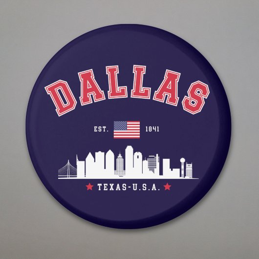 Aimant Dallas Skyline Heritage