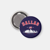 Aimant Dallas Skyline Heritage (Recto/Verso)