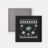 Aimant Dallas Stars Ugly Christmas Sweater Holidaze (Recto/Verso)