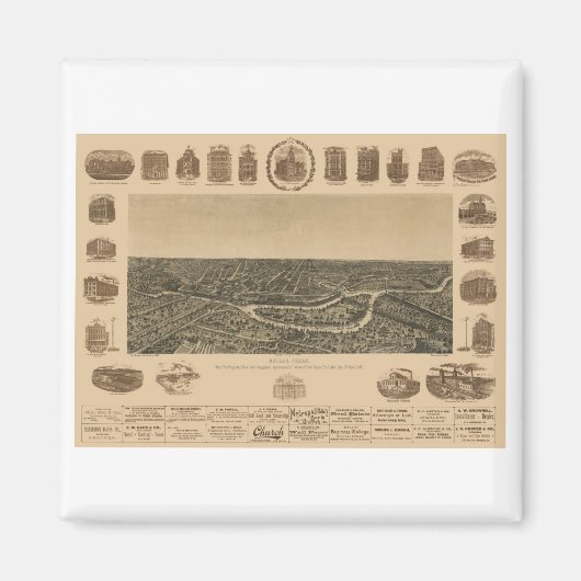 Aimant Dallas Texas en 1892 (Devant)