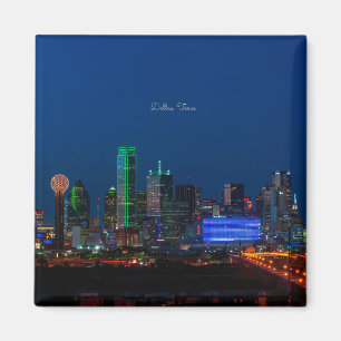 Aimant Dallas, Texas, photo de paysage urbain,