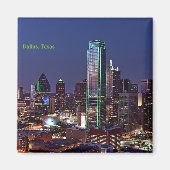 Aimant Dallas, Texas, vue aérienne, (Devant)