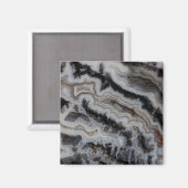 Aimant Dalle mixte de jaspe agate (Recto/Verso)