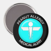 Aimant d'allergie aux arachides (Recto/Verso)