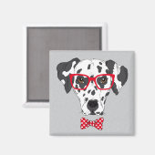 Aimant Dalmatien fashionable (Recto/Verso)