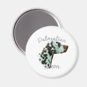 Aimant Dalmatien (foie) Maman 2 (Recto/Verso)