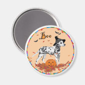 Aimant Dalmatien Halloween (Recto/Verso)