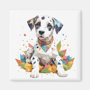 Aimant Dalmatien Jouer adorable animal amusant animal col