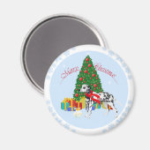 Aimant Dalmatien Joyeux Noël (Recto/Verso)