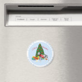Aimant Dalmatien Joyeux Noël (In Situ (Lave-vaisselle))