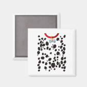 Aimant Dalmations de costume de chien Spots Chiot Imprime (Recto/Verso)