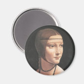 Aimant Dama con ermellino Da Vinci Art (Recto/Verso)