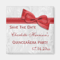 Damas Blanches & Bow Quinceañera Enregistrer La Da