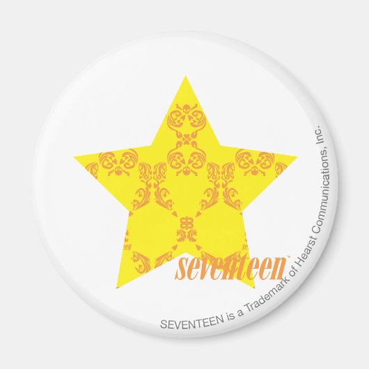 Aimant Damas Jaune-Orange 3 (Devant)