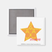 Aimant Damas Orange-Jaune 3 (Recto/Verso)