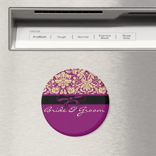 Aimant Damas violet (In Situ (Lave-vaisselle))