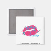 Aimant Damask Aqua-Magenta (Recto/Verso)