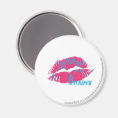 Aimant Damask Aqua-Magenta (Recto/Verso)