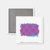 Aimant Damask Aqua-Purple 2 (Recto/Verso)