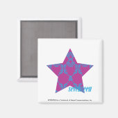 Aimant Damask Aqua-Purple 3 (Recto/Verso)