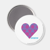 Aimant Damask Aqua-Purple 4 (Recto/Verso)