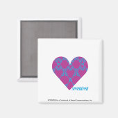 Aimant Damask Aqua-Purple 4 (Recto/Verso)