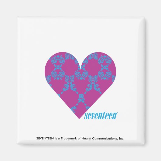 Aimant Damask Aqua-Purple 4 (Devant)