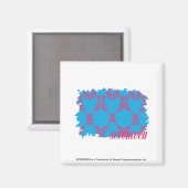 Aimant Damask Magenta-Aqua 4 (Recto/Verso)