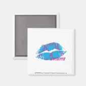 Aimant Damask Purple-Aqua (Recto/Verso)