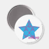 Aimant Damask Purple-Aqua 2 (Recto/Verso)