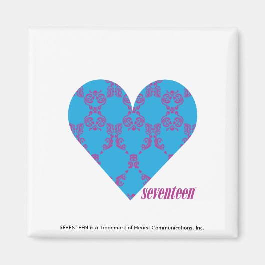 Aimant Damask Purple-Aqua 3 (Devant)