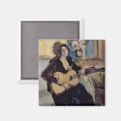 Aimant Dame avec une guitare, 1911 (Recto/Verso)