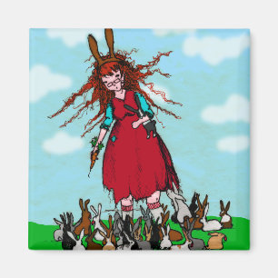 AIMANT DAME DE LAPIN