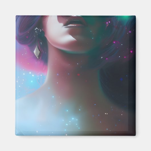 Aimant Dame des étoiles (Devant)