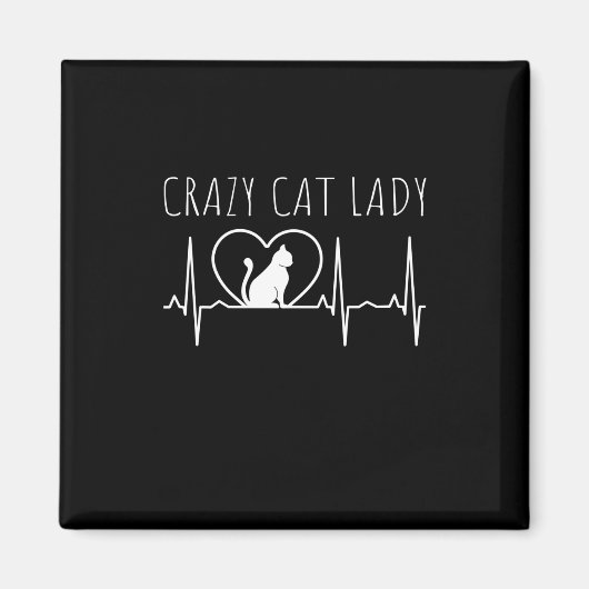 Aimant Dame du Crazy Cat (Devant)