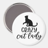 Aimant Dame du Crazy Cat (Recto/Verso)
