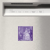 Aimant Dame en attente de Marie Antoinette (In Situ (Lave-vaisselle))