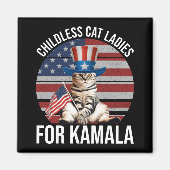 Aimant Dames De Chat Sans Enfant Pour Kamala (Devant)