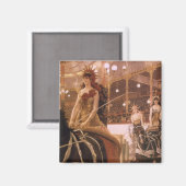 Aimant Dames des Voitures (alias Cirque) de James Tissot (Recto/Verso)