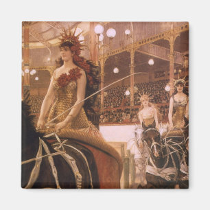 Aimant Dames des Voitures (alias Cirque) de James Tissot