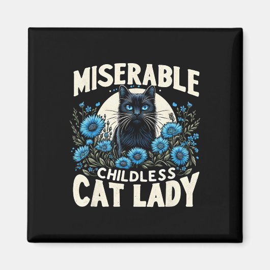 Aimant Dames Misérable Chat Enfant Lady Us Election Da (Devant)