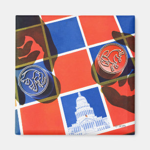 Aimant Damier d'élection