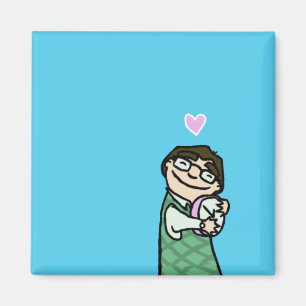 Aimant d'amour d'horloge